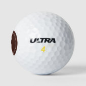 Monogram Bruin met Stippen Golfballen (Logo)