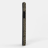 Monogram bruine tweed iPhone 5 hoes (Achterkant/rechts)