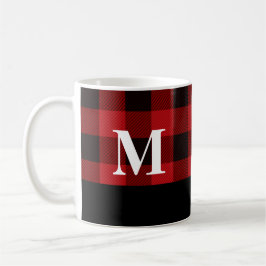 Monogram Buffalo Plaid Koffiemok