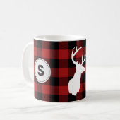Monogram Buffalo Pset Lumberjack Elk Koffiemok (Voorkant links)