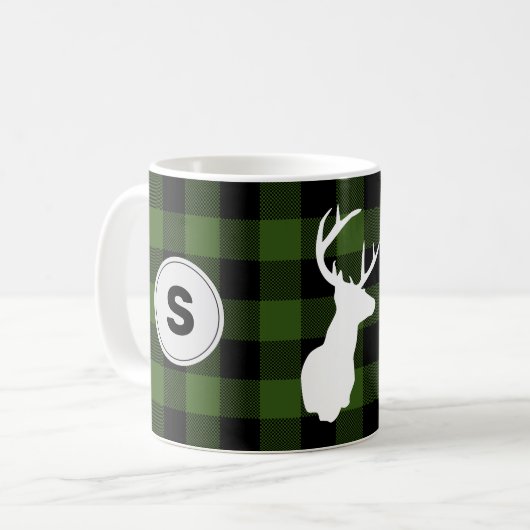 Monogram Buffalo Pset Lumberjack Elk Koffiemok (Voorkant links)