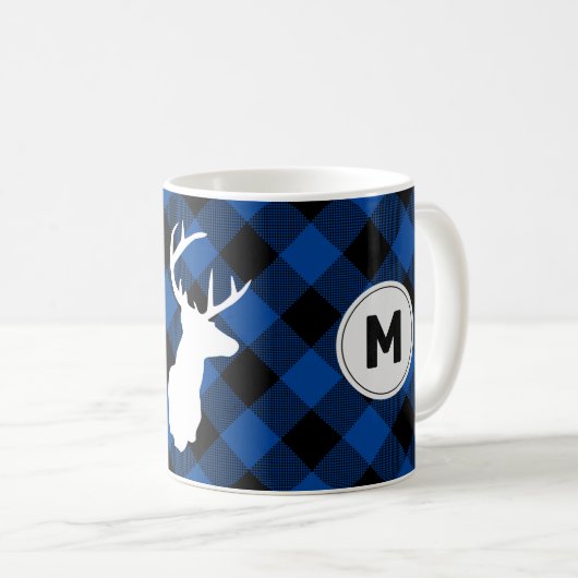 Monogram Buffalo Pset Lumberjack Elk Koffiemok (Voorkant rechts)