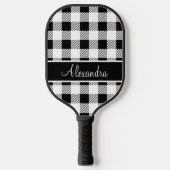 Monogram Buffalo Pset White en Black Pickleball  Pickleball Paddle (Voorkant)