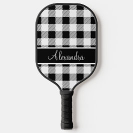 Monogram Buffalo Pset White en Black Pickleball  Pickleball Paddle
