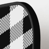 Monogram Buffalo Pset White en Black Pickleball Pickleball Paddle (Links Detail)