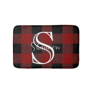 Monogram buffelvlek badmat