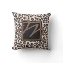 Monogram buiten de verpakking Zwarte bruine luipaa