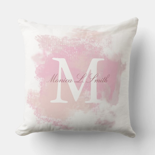 monogram buitenkussen (Voorkant)