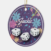Monogram Bunco- of Bunco-Ornament Keramisch Ornament (Links)