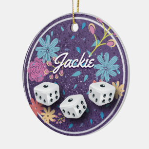 Monogram Bunco- of Bunco-Ornament Keramisch Ornament