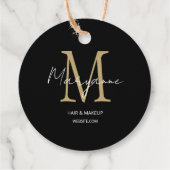 Monogram Business Logo Label (Achterkant)