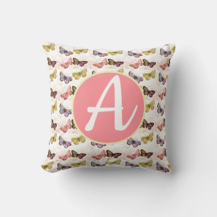 MONOGRAM BUTTERFLES Sierkussen