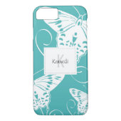 Monogram Butterflies Art Case-Mate iPhone Case (Achterkant)