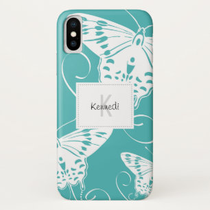 Monogram Butterflies Art Case-Mate iPhone Case