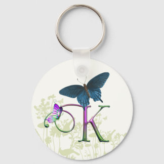 Monogram Butterfly Fantasy K Sleutelhanger