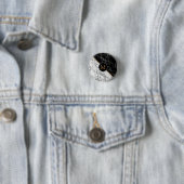 Monogram Button met zwarte witte marmer (In situ)