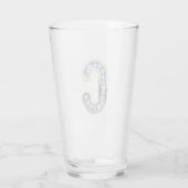 Monogram C - 16 oz glas (Achterkant)