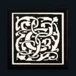 Monogram C Art Nouveau Letter Cadeaudoosje<br><div class="desc">Art nouveau Letters - Monogrammen van de Beweging Kunst & Kunsten Deze letter C is een robuust monogram C omringd door een handgetekend wijnpatroon,  voor het eerst gepubliceerd in 1901 in de kunst en de ambachtelijke beweging in de stijl van art nouveau patroon.</div>