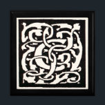 Monogram C Art Nouveau Letter Cadeaudoosje<br><div class="desc">Art nouveau Letters - Monogrammen van de Beweging Kunst & Kunsten Deze letter C is een robuust monogram C omringd door een handgetekend wijnpatroon,  voor het eerst gepubliceerd in 1901 in de kunst en de ambachtelijke beweging in de stijl van art nouveau patroon.</div>