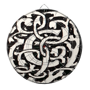  Monogram C Art Nouveau Letter Dartbord