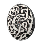  Monogram C Art Nouveau Letter Dartbord (Voorkant Rechts)