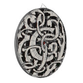  Monogram C Art Nouveau Letter Dartbord (Voorkant Links)