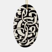  Monogram C Art Nouveau Letter Keramisch Ornament (Rechts)