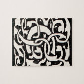  Monogram C Art Nouveau Letter Legpuzzel (Horizontaal)