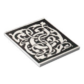 Monogram C Art Nouveau Letter Notitieblok (Schuin)