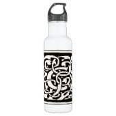  Monogram C Art Nouveau Letter Waterfles (Voorkant)
