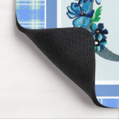 Monogram "C" Blauw spellen Muismat (Hoek)