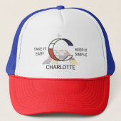 Monogram "C" - Charlotte Trucker Pet (Voorkant)