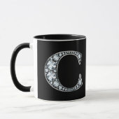 Monogram C Faux Diamond Mok (Links)