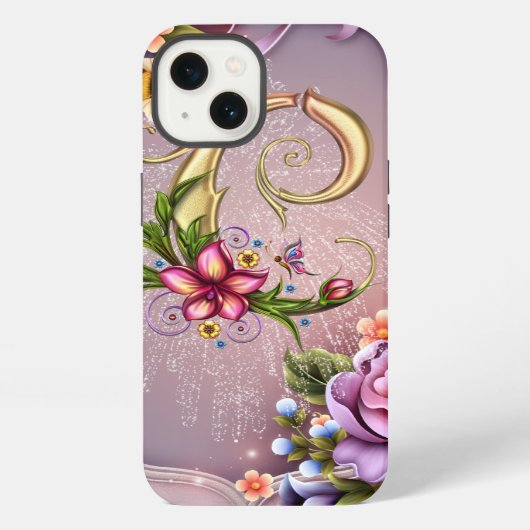 Monogram C iPad-aircase iPhone Hoesje (Achterkant)