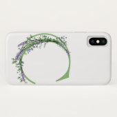 Monogram C lavendel Eucalyptus Case-Mate iPhone Case (Achterkant (horizontaal))