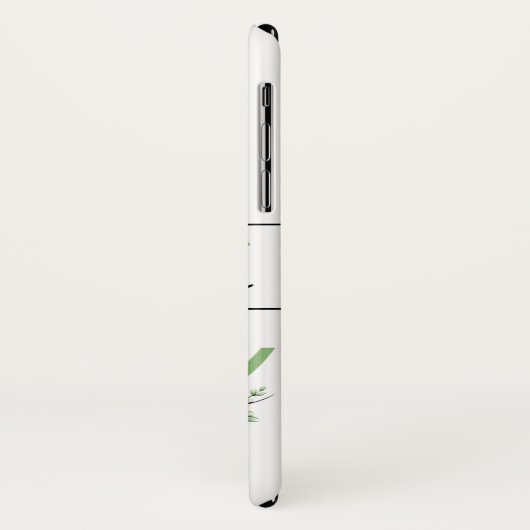 Monogram C lavendel Eucalyptus Case-Mate iPhone Case (Achterkant/links)