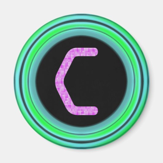 Monogram "C" Magneet (Voorkant)