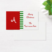 Monogram CadeauLabels Visitekaartjes (Bureau)