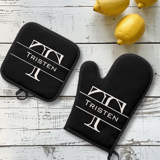 Monogram Cadeaus Ovenwant & Pannenlap Set