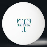 Monogram Cadeaus Pingpongbal<br><div class="desc">Dit ontwerp werd gecreeerd door digitale kunst. Het kan worden gepersonaliseerd door de pas verdere optie te kiezen. Neem contact met me op colorflowcreations@gmail.com als je dit ontwerp op een ander product wilt gebruiken. Koop mijn oorspronkelijke abstracte acrylschilderij te koop op www.etsy.com/shop/colorflowart. Zie meer van mijn creaties of volg me...</div>