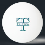 Monogram Cadeaus Pingpongbal<br><div class="desc">Dit ontwerp werd gecreeerd door digitale kunst. Het kan worden gepersonaliseerd door de pas verdere optie te kiezen. Neem contact met me op colorflowcreations@gmail.com als je dit ontwerp op een ander product wilt gebruiken. Koop mijn oorspronkelijke abstracte acrylschilderij te koop op www.etsy.com/shop/colorflowart. Zie meer van mijn creaties of volg me...</div>