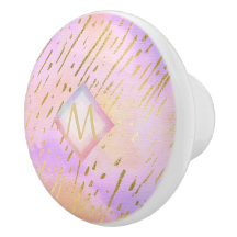 Monogram cadeaus voor meisjes die van roze goud ho