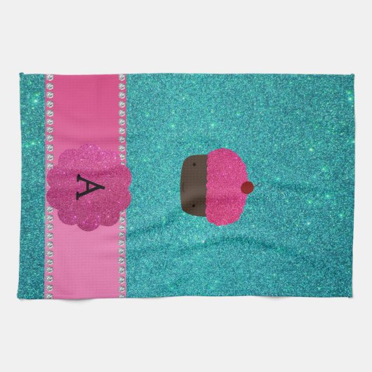 Monogram caketschildpad theedoek (Horizontaal)