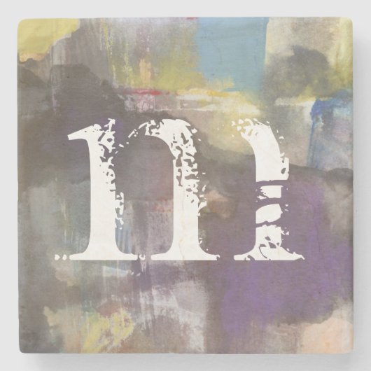 Monogram | Calm Interlude Stenen Onderzetter (Voorkant)