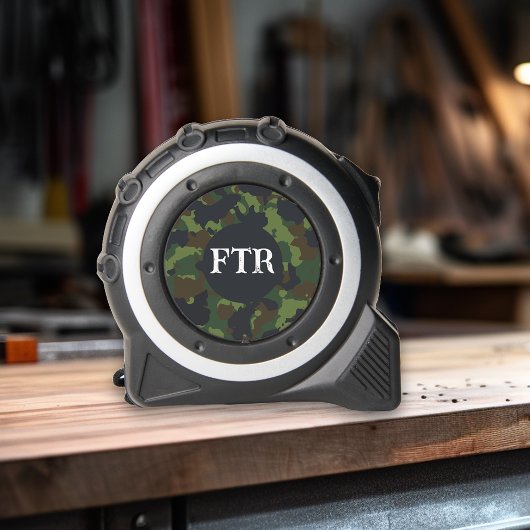 Monogram Camouflage Camo Legergroen Rolmaat