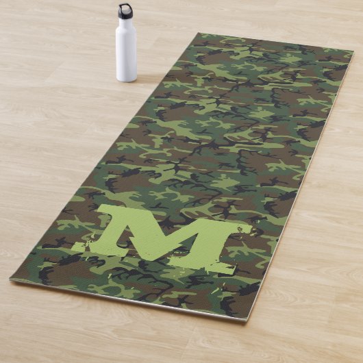 Monogram camouflage leger veteraan yogamat (In situ)