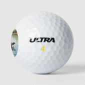 Monogram Canada Gans Vogel Natuur Dier Golfballen (Logo)