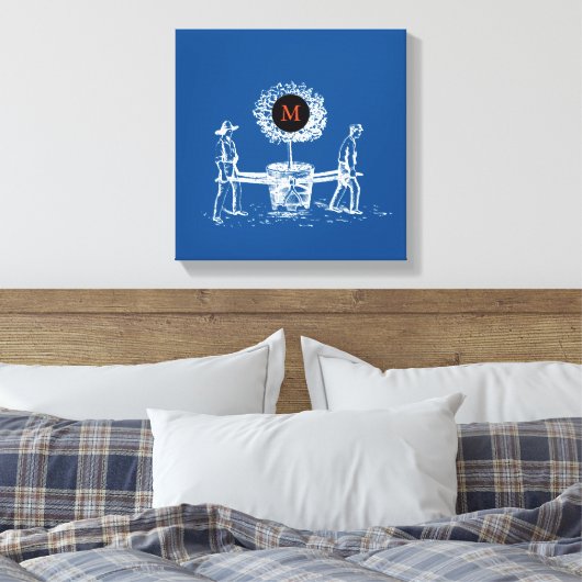  Monogram Canvas van de Boom van de Boom (Insitu (Slaapkamer))