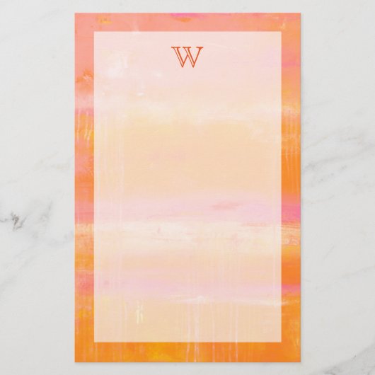 Monogram | Caraïbisch luchtruim Briefpapier (Voorkant)