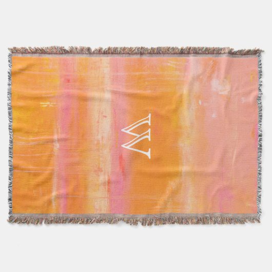 Monogram | Caraïbisch luchtruim Deken (Voorkant)